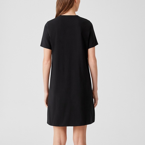 Eileen Fisher Linen Jersey Dress - Picture 2 of 5
